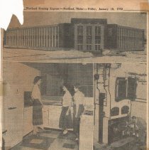 So Portland Junior High School - new school on Highland Avenue 1952