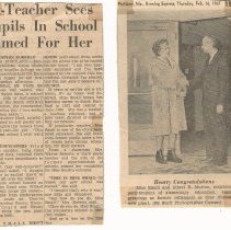 Small School - first day at the new school, 1967