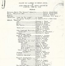 Henley School - Closing Assembly 1935