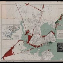 Map showing the rail and water facilities of Portland, Maine