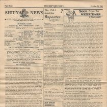 Shipyard News, October 30, 1941