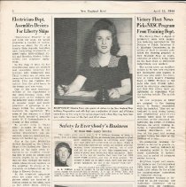 New England Keel, April 15, 1944