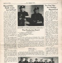 New England Keel, April 15, 1944