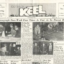 New England Keel, April 13, 1943, top half of page