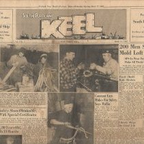 South Portland Keel, March 16, 1943, top half of page