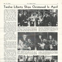 New England Keel, May 15, 1944