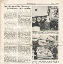 New England Keel, March 1, 1944