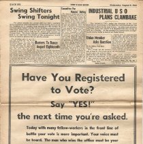 Yard Bird, August 9, 1944