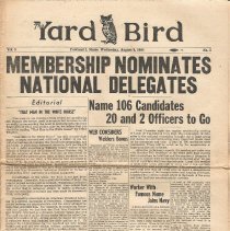 Yard Bird, August 9, 1944