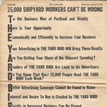 Yard Bird, August 16, 1944