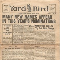 Yard Bird, October 25, 1944