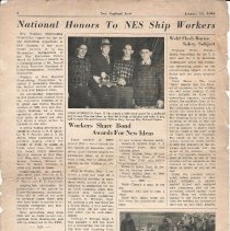 New England Keel, January 15, 1944