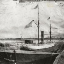 Steamship Chase at the Portland Dry Dock, 1869