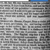 Mercantile Advertiser, September 11, 1812