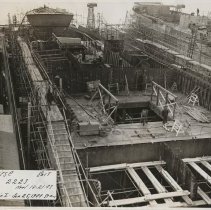 SS Samstrae under construction, East Yard, 1944