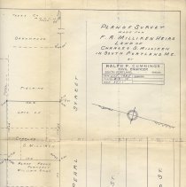 1935 land survey, Pearl Street