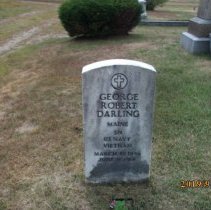 George R. Darling stone at Forest City Cemetery