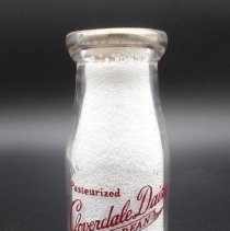 Cloverdale Dairy half pint bottle
