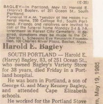 Maine Sunday Telegram, May 19, 1985