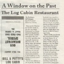 A Window on the Past