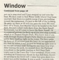 A Window on the Past