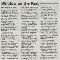 A Window on the Past