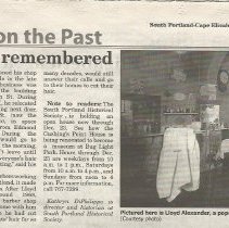 A Window on the Past