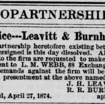 Portland Daily Press, April 29, 1874