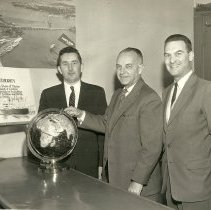 Ed Langlois, Pease, and Mayberry at the Maine Port Authority