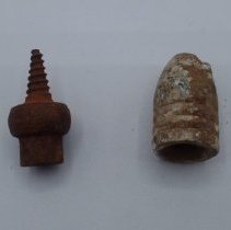 1855M ramrod ball screw and Minie ball