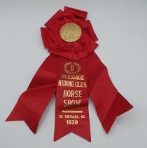 1939 prize ribbon, T-Ledge Stables