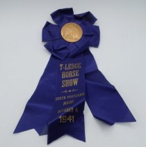 1941 prize ribbon, T-Ledge Stables
