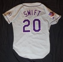 Bill Swift baseball jersey - Colorado Rockies