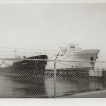 Commonwealth and Kosmos V, 1956, docked at South Portland, Maine