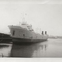 Kosmos V, docked at South Portland, Maine, 1956