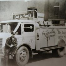 Delivery truck, Dr. Swett's root beer