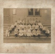 Elm Street School, class photo, circa 1916
