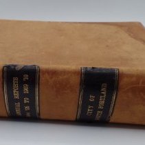 Leatherbound volume of Annual Reports