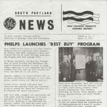 General Electric company newsletter, March 17, 1972