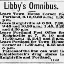 Portland Evening Express, January 24, 1889