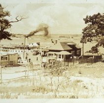 A passenger steam at Peaks Island