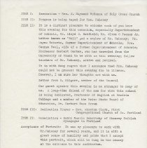 Judd Lancaster's program, 1968 Mahoney dedication