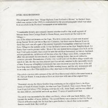 913 Sawyer Street - Dyer family history