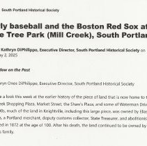 A Window on the Past, May 2, 2025