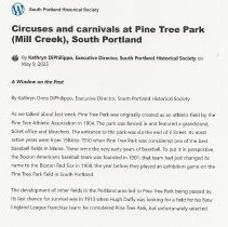 A Window on the Past, May 9, 2025