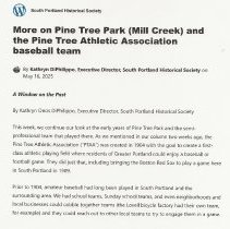 A Window on the Past, May 16, 2025