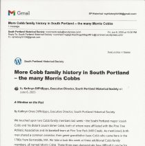 A Window on the Past, June 6, 2025