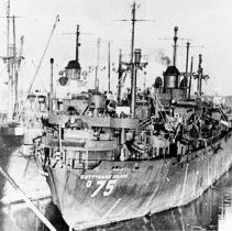 USS Cuttyhunk Island (AG-75), circa 1946