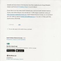 A Window on the Past, August 15, 2025