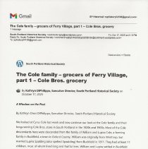 A Window on the Past, October 17, 2025